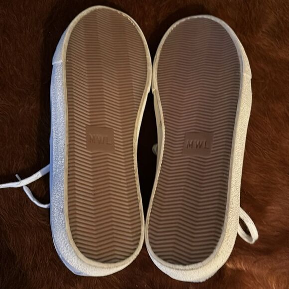 Madewell Sidewalk Low-Top Sneakers in Leather: Wave Edition Size 8 / Pristine - Picture 11 of 11